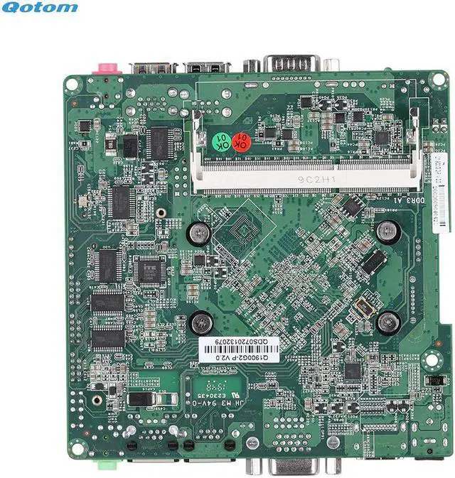 Alt view image 4 of 5 - Mini PC Q190S-CPU Celeron j1900 Quad Core 2.0 GHz/ DDR3 RAM/ MSATA SSD/ Dual LAN/ Fanless