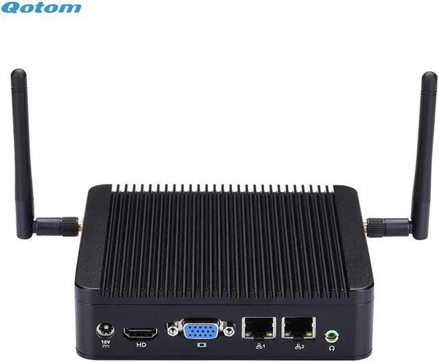 Main image of Mini PC Q190S-CPU Celeron j1900 Quad Core 2.0 GHz/ DDR3 RAM/ MSATA SSD/ Dual LAN/ Fanless