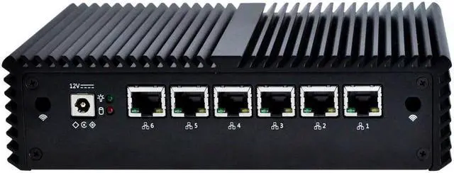Main image of Q510G6 Q515G6  Industrial PC Gateway Firewall Router for pfSense Celeron 3855U/3865U AES-NI, 6 Gigabit NICs