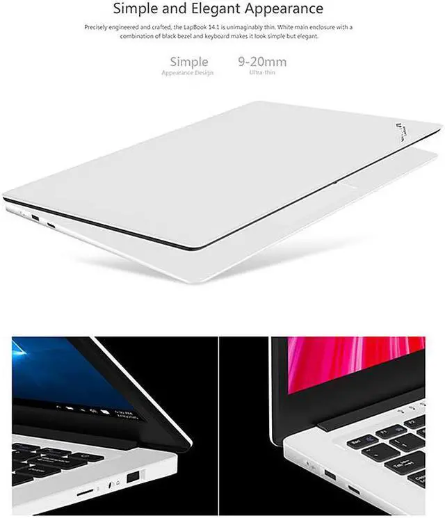 Main image of 14.1 Inch Newest Laptop CWI533 Windows 10 PC Intel APOLLO LAKE N3450 CPU 4+64GB 1920*1080 IPS 64-Bit PC With Single Camera