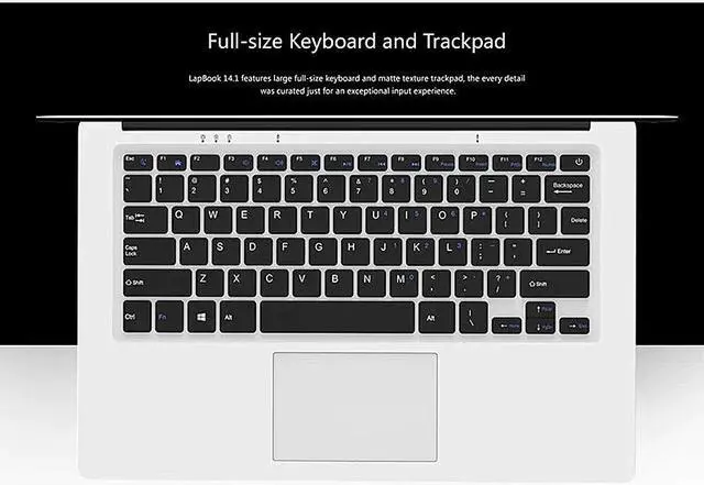 Alt view image 3 of 5 - 14.1 Inch Newest Laptop CWI533 Windows 10 PC Intel APOLLO LAKE N3450 CPU 4+64GB 1920*1080 IPS 64-Bit PC With Single Camera