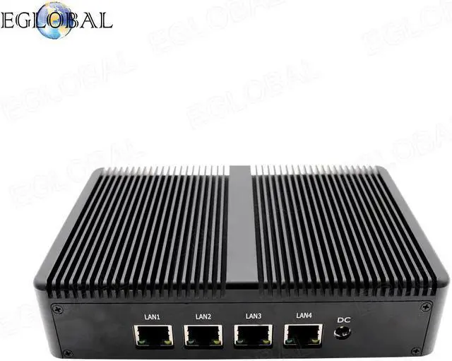 Main image of Pfsense Fanless Mini PC  Celeron J1900 4* WG82583 Gigabit RJ45 Lan Firewall Router Security Server Computer
