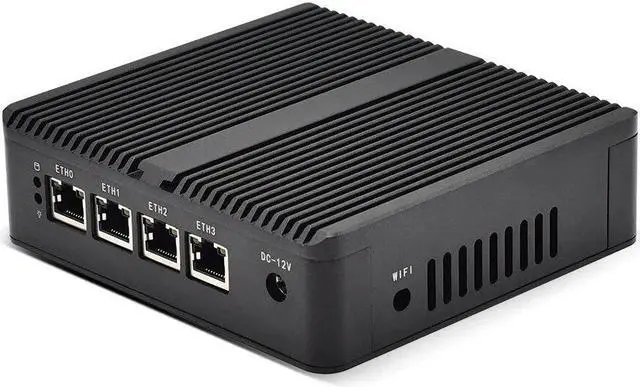 Alt view image 2 of 5 - Mini PC Celeron J1900 Pentium N3540 OPENsense Router 4*Intel Lan 2*USB HD VGA pfSsense Firewall Appliance Openwrt Centos