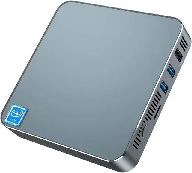 Alt view image 5 of 5 - AK7  Celeron J3455 Windows 10 Mini PC 8GB RAM 128GB 256GB 512GB 1TB SSD 2.4G 5G Wifi BT4.2 1000M Desktop Computer VS AK3V