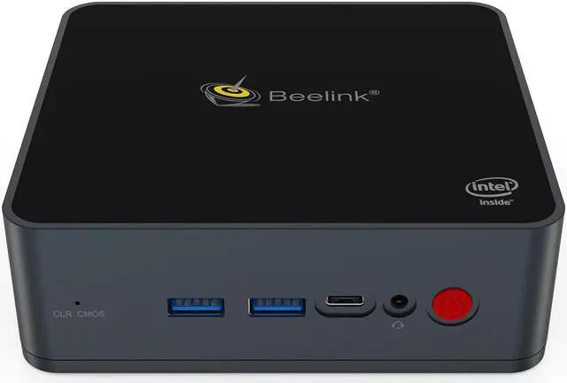 Main image of GK55 Mini PC  Celeron J4125 8GB DDR4 128GB/256GB SSD Windows 10, 4K UHD WIN10 Desktop, Dual Gigabit LAN Soft route