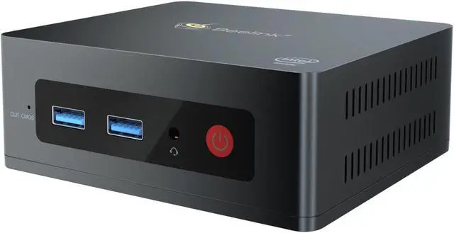 Alt view image 4 of 5 - GK35 Mini PC  Celeron J3455/N3350 8GB DDR3 128GB/256GB SSD Windows 10 Dual WIFI, 4K UHD WIN10 Desktop HTPC