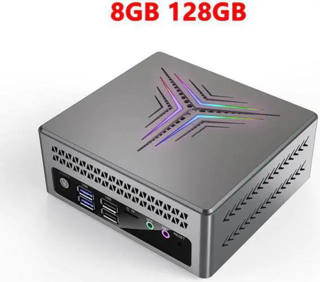 Main image of New JK01 Windows 10 Mini PC  Processor N5095 8GB DDR4 512GB SSD Dual Screen RGB LAN VGA BT Computador Gamer VS Beelink U59