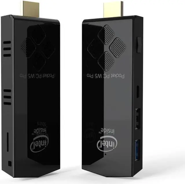 Alt view image 2 of 4 - W5 PRO T5 Windows 10 Mini PC TV Stick Computer Intel 8350 2GB 4GB RAM 32GB 64GB 128GB 2.4G/5G WiFi BT4.0 4K HD Computer