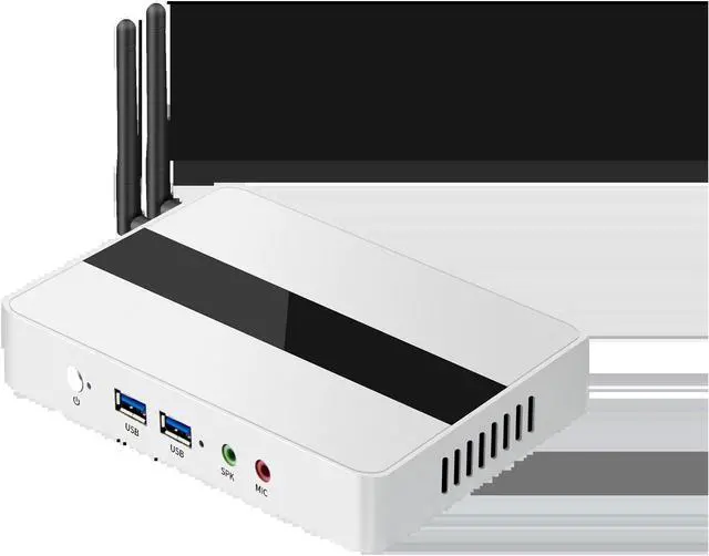 Alt view image 3 of 5 - Mini PC Windows 10 Pro Linux Ubuntu Intel Atom Z8300 Z8350 Celeron J1900 Processor Thin Client Industrial Pocket Computer