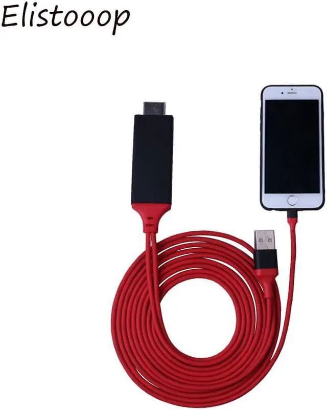 Alt view image 5 of 5 - Cable lighting to AV/HDTV TV 8 Pin Adapter For iPhone 11 XR 8 8 plus 7 7 Plus 6 6s For Lighting Cable