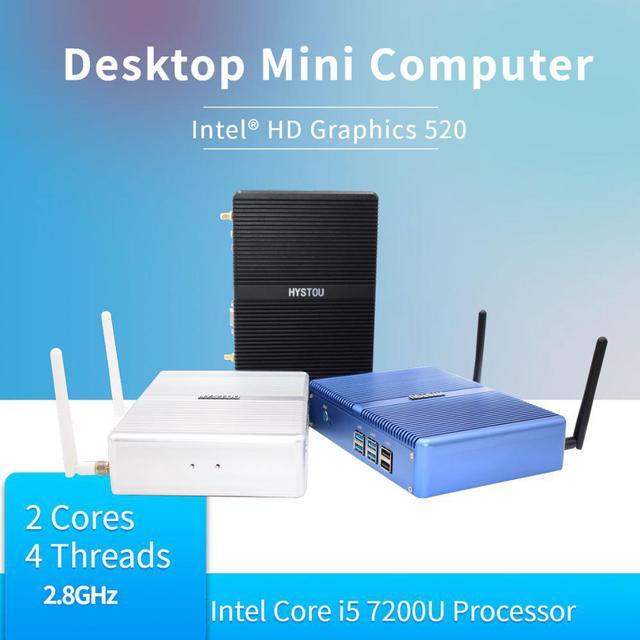 Alt view image 5 of 5 - New  Fanless Mini PC Wind 10 Intel NUC Core i5 i3 i7 Celeron 2955U Micro Desktop Computer X86 Nettop