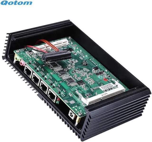 Alt view image 2 of 5 - Wireless Mini PC with 4 Gigabit NIC and Core i3 i5 Processor to build advanced Firewall Router