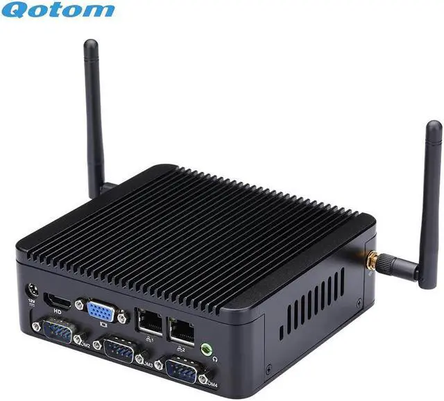 Alt view image 5 of 5 - Fanless CPU J1900 Mini PC Quad Core 2.42 GHz Running 24/7 X86 Mini Industrial Desktop PC