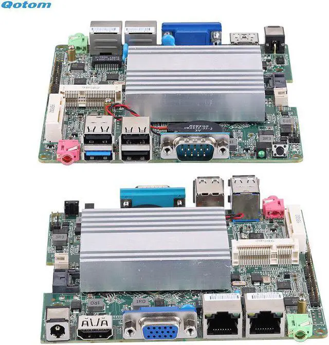 Alt view image 4 of 5 - Fanless CPU J1900 Mini PC Quad Core 2.42 GHz Running 24/7 X86 Mini Industrial Desktop PC