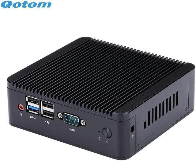 Main image of Fanless CPU J1900 Mini PC Quad Core 2.42 GHz Running 24/7 X86 Mini Industrial Desktop PC