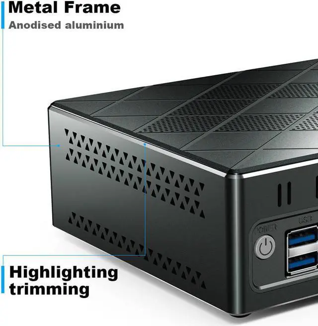 ミニpc Core i5 5257U CK6 CK6 Mini Pc Fanless Core I5 5257U Windows 10 Computer Dual