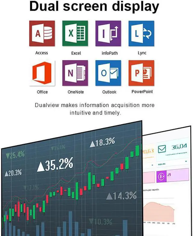 Alt view image 4 of 5 - T4 PRO Mini PC TV BOX Windows10  N3350 5.8G Wifi 1000M LAN 4G 64G 4K Display Office Game Computer Pocket PC