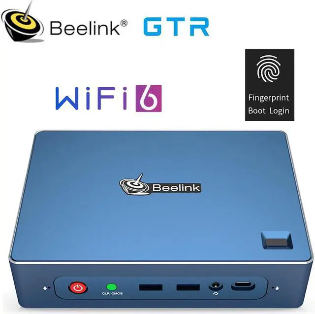 Alt view image 5 of 5 - Beelink GT-R Mini PC AMD Ryen 5 3550H 16GB RAM 512GB SSD WIFI 6 GTR MINI PC Windows 10 4K Voice Interaction Smart Computer PC
