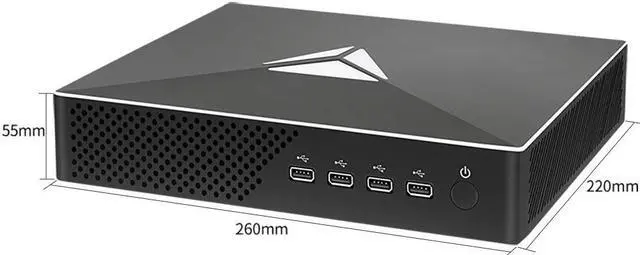Alt view image 4 of 5 - High-End Mini PC Gamer Nvidia GTX 1660 Super 6G GDDR6 Desktop Computer Max 64GB DDR4 Ram Windows 10 Pro Dual-Band AC WiFi