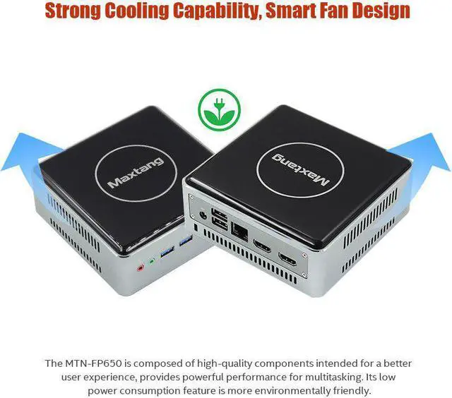 Alt view image 3 of 7 - Gaming Mini PC Intel i7-10900F Nvidia GTX1050TI NUC Window10/11 2*HD2.0 4*HTPC 4K Desktop Computador