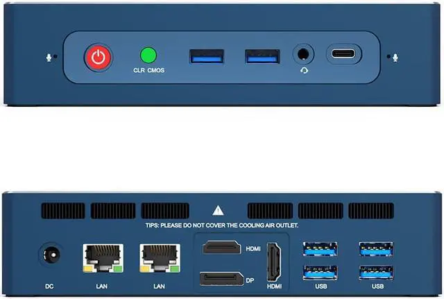 Alt view image 2 of 5 - beelink GT-R AMD Ryen 5 3550H 8GB RAM 512GB SSD WIFI 6 GTR MINI PC Windows 10 HDD 4K Voice Interaction Smart Computer PC