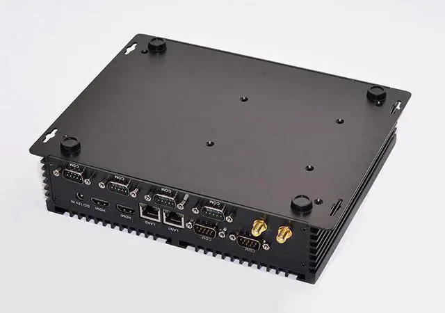 Alt view image 3 of 5 - Barebone Mini PC Core i7 4500U i5 4200U Windows 10 Rugged ITX Case Embedded Industrial Computer 2 LAN HDMI 6 COM Nettop