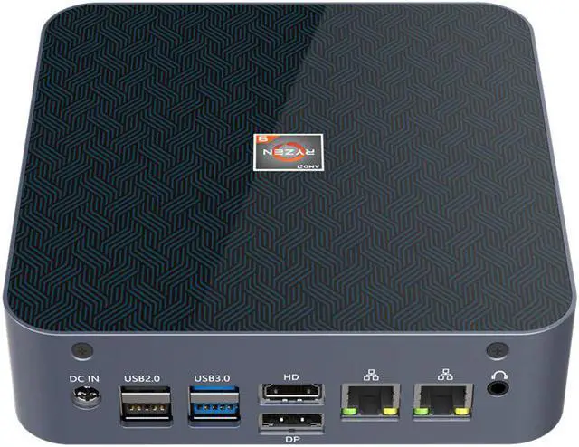 Alt view image 2 of 5 - Mini Gaming PC AMD Ryzen 9 5900HX 7 5700U 2*DDR4 MAX 64GB RAM 2*M.2 NVME Desktop Computer  DP TYPE-C 4K@60Hz TPM2.0