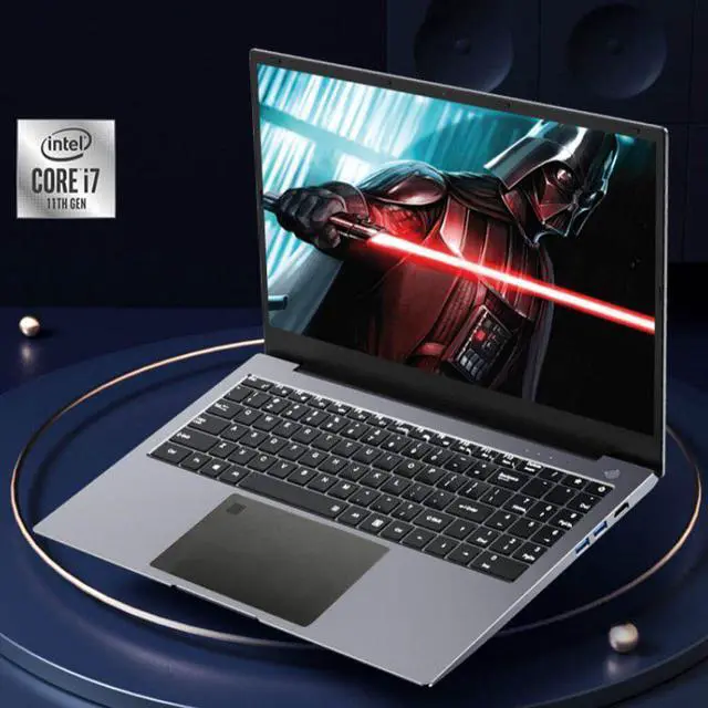 Alt view image 3 of 5 - 15.6 Inch Gaming Laptop Intel i7 1165G7 i5 1135G7 Nvidia MX450 Windows 10/11 Narrow Border Ultrabook Notebook Fingerprint PC
