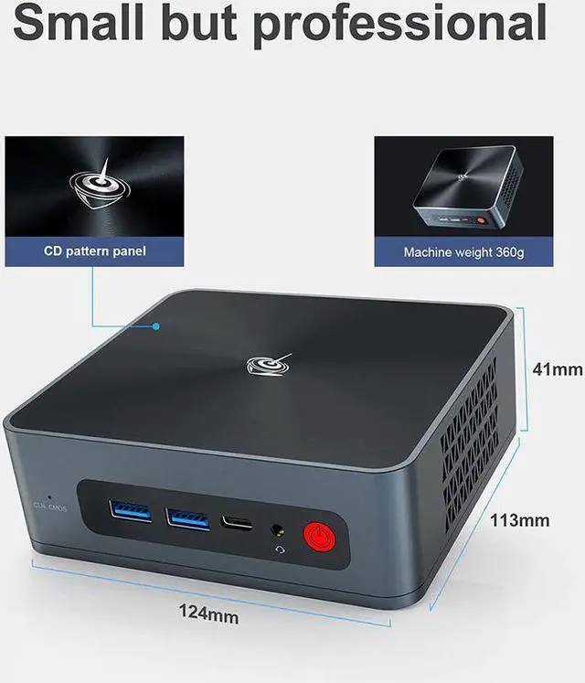 Main image of SEi10 Windows 10 10thMini PC  Ice Lake-U i3-10110U Host 3.4Ghz WIFI 6 BT5.0 Three Screen Display 4K HD Media Player