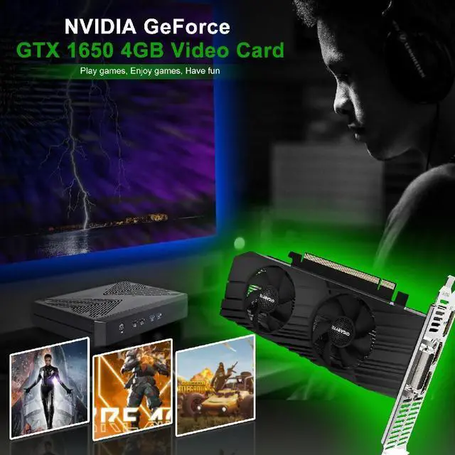 Alt view image 2 of 5 - Mini PC  core i5 9400F i7 9700F  GTX 1650 4GB Gamer pc Desktop Windows 10 4K 8K support 4 displays DP 2HD DVI