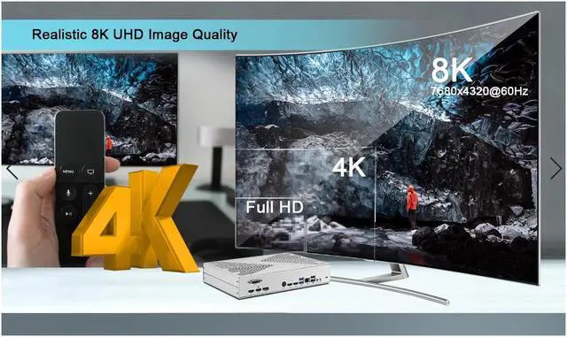 Alt view image 3 of 5 - Mini PC  core i5 9400F i7 9700F  GTX 1650 4GB Gamer pc Desktop Windows 10 4K 8K support 4 displays DP 2HD DVI