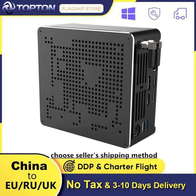 Alt view image 5 of 5 - 10th Gen Nuc Intel i9 10980HK i7 10750H Mini PC 2 Lans Windows 11/10 2*DDR4 2*NVME Gaming Desktop Computer 4K DP 2.0
