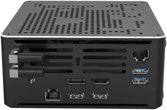 Alt view image 4 of 5 - 10th Gen Nuc Intel i9 10980HK i7 10750H Mini PC 2 Lans Windows 11/10 2*DDR4 2*NVME Gaming Desktop Computer 4K DP 2.0