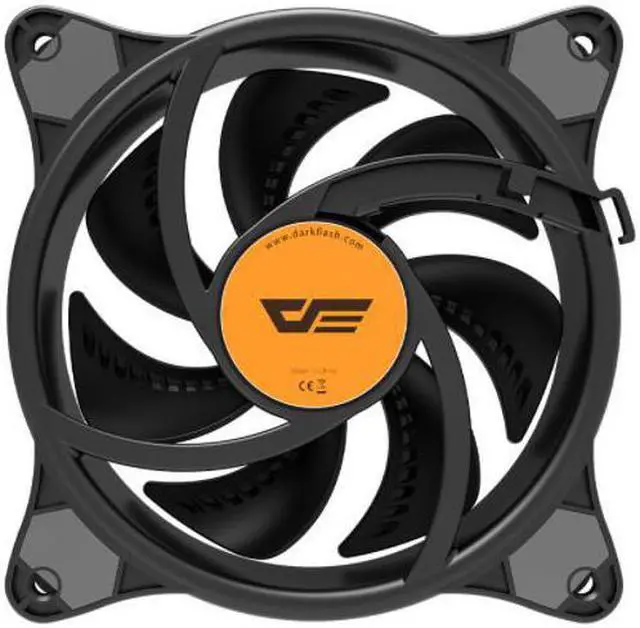 Alt view image 4 of 5 - 120mm PC Computer Ultra D1 LED fan 120mm4pin Desktop PC Computer Cooling Cooler Silent Case rgb Fan Cooling Fans