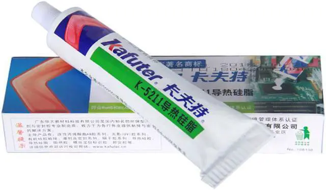 Alt view image 2 of 3 - 1PCS Kafuter K-5211 100g Thermal Conductive Silicone High-power LED Lamp Heat Sink Heat Special UPC Chipset Cooling Grease