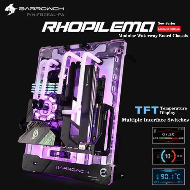 Main image of ch Rhopilema Series Limited Edition Composite Channel Board FBCEAL-PA Water Cooling Case Program Latest Model New Arrive