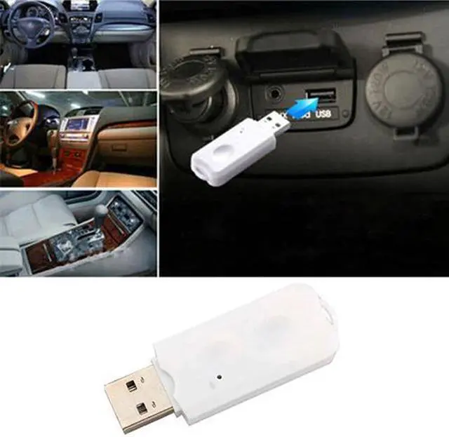 Alt view image 3 of 5 - Bluetooth Stereo Music Receiver Wireless Audio Adapter Dongle Kit Built In Microphone For Speaker For Phone Car