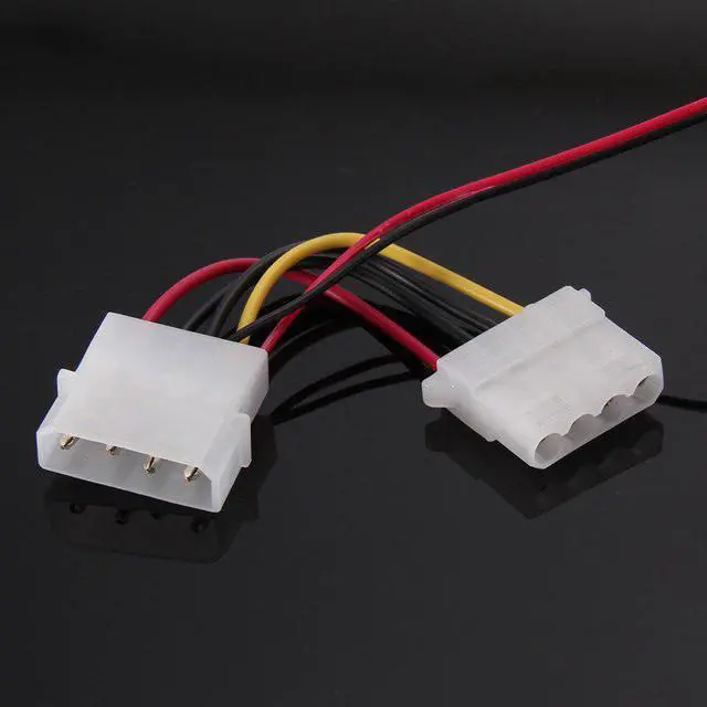 Alt view image 2 of 5 - OrangeQuad 4-LED Light Neon Clear 120mm PC Computer Case Cooling Fan Mod Useful 17Otc24