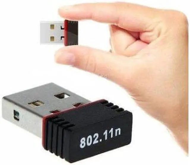 Alt view image 5 of 5 - High Speed 150Mbps wireless Mini USB WiFi Adapter N 802.11 b/g/n wireless adaptor with CD and package