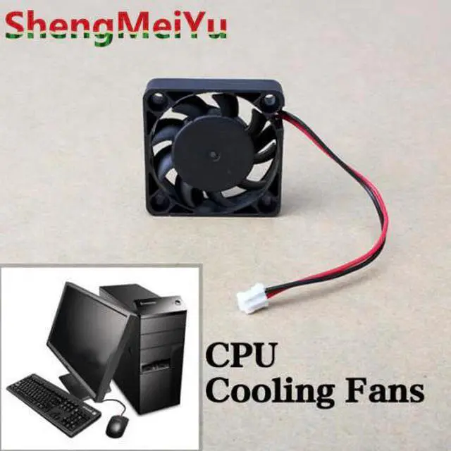 Main image of Quality 12V 2 Pin 40mm Computer Cooler Small Cooling Fan PC Black F Heat Sink ABS Material Mini Size Fans