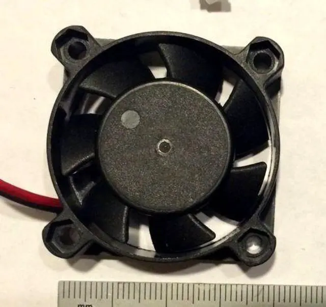 Alt view image 4 of 5 - Quality 12V 2 Pin 40mm Computer Cooler Small Cooling Fan PC Black F Heat Sink ABS Material Mini Size Fans