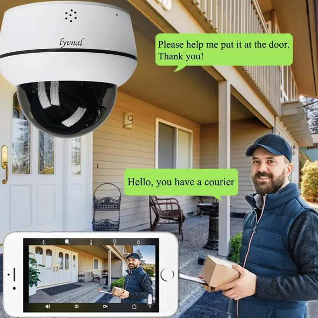 Alt view image 2 of 5 - 5MP Security IP Camera Wifi PTZ Dome Full Metal 5X Auto Zoom Humanoid Tracking 1080P POE CCTV Two Way Audio SD TF Card Slot