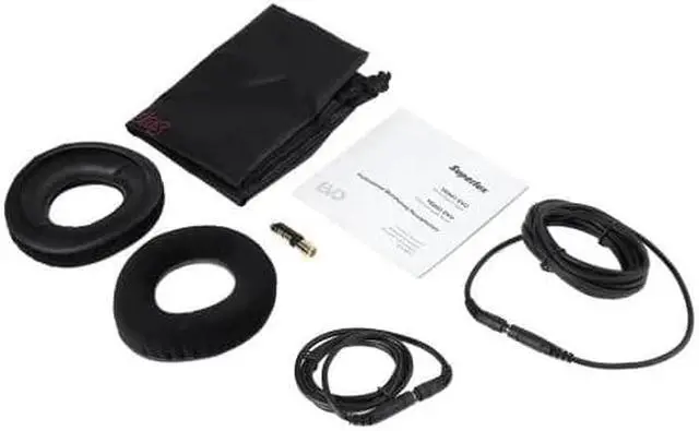 Alt view image 5 of 5 - HD662EVO closed-back monitoring headphone gaming headsets with removable earmuffs self-adjusting headband white / black