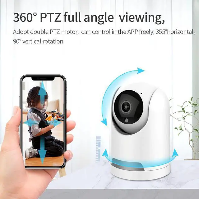 Alt view image 4 of 5 - 3MP Tuya t Life Indoor Wifi Camera Security Surveillance PTZ CCTV Camera Baby Moniter 360 Rotate Night Vision Auto Track