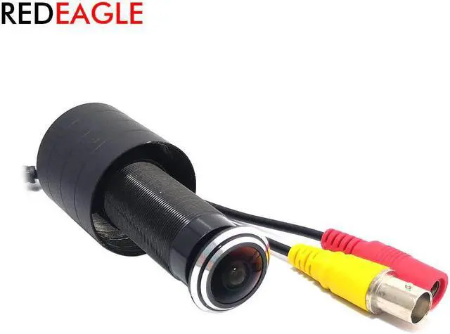Alt view image 5 of 5 - Wired Door Hole Peephole Security Camera CVBS Analog Video Surveillance Camera Wide Angle Fish Eye Lens