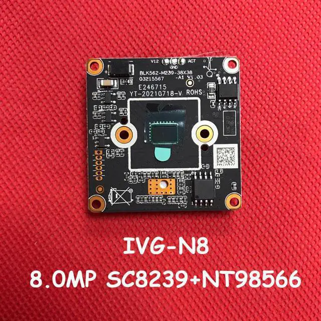 Alt view image 5 of 5 - 4K Digital Camera Board tsens Sc8239 Novatek Nt98566 Webcam 8Mp 3840*2160 Face Detection Onvif Icsee Security Protection