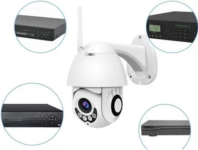 Main image of Camera Outdoor PTZ IP Camera H.265X 1080p Speed Dome CCTV Security Cameras IP Camera  Exterior 2MP IR Home Surveilance