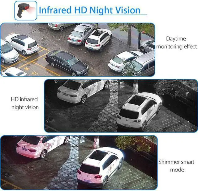 Alt view image 4 of 5 - Camera Outdoor PTZ IP Camera H.265X 1080p Speed Dome CCTV Security Cameras IP Camera  Exterior 2MP IR Home Surveilance