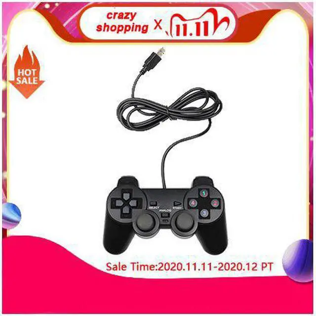 Main image of Usb Controller Gamepad For Winxp / Win7 / Win8 / Win10 For Pc Computer Laptop Black Game Joystick and forplaystation 4