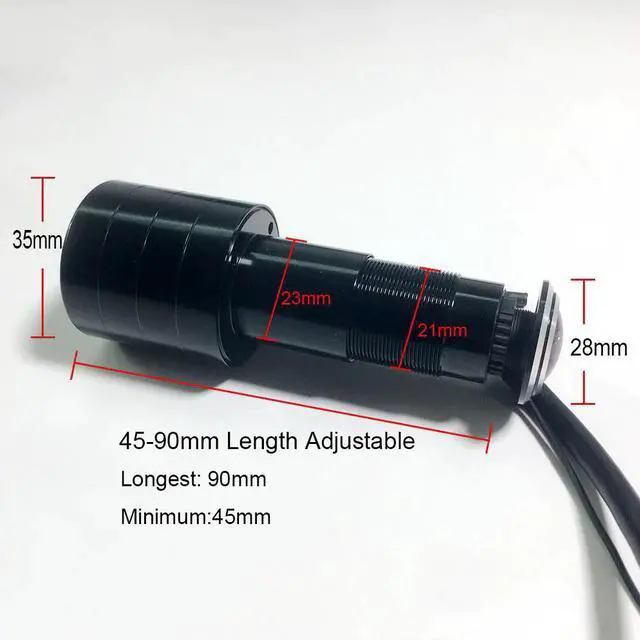 Alt view image 3 of 5 - Door Eye Hole Home 1080P 1.7mm Wide Angle FishEye Lens POE Network Mini Peephole Door IP Camera P2P iCsee APP for Phone